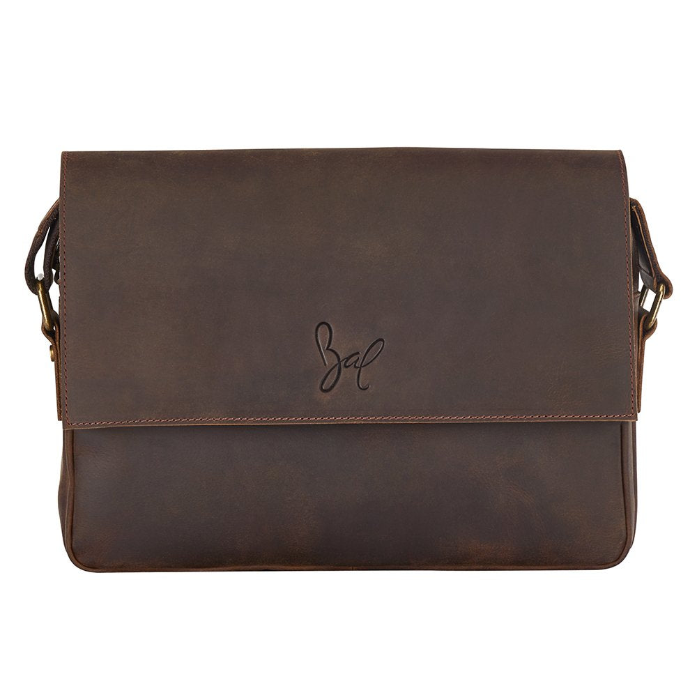 Rohit Bal Dark Brown laptop Leather Bag