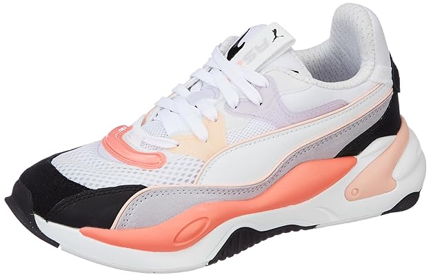 Puma Unisex-Adult RS-2K White-Elektro Peach Sneaker - 3.5 UK (37330923)