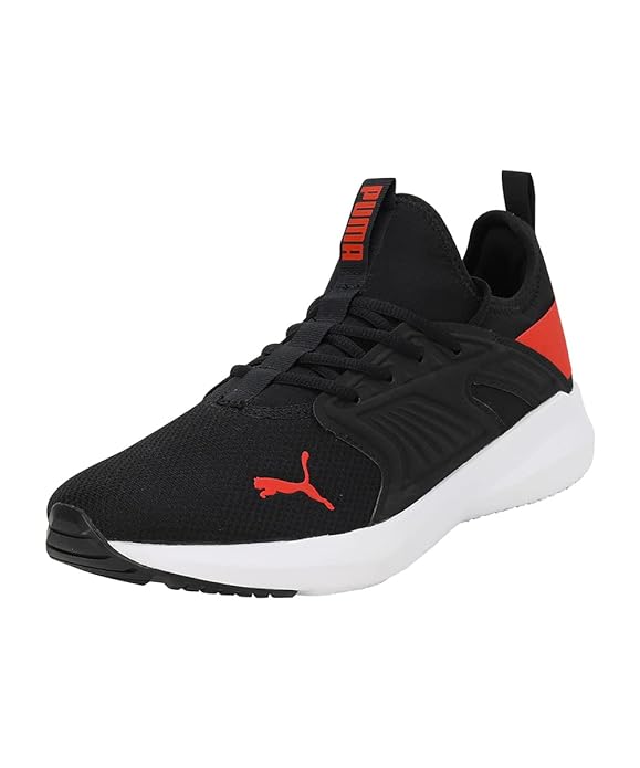 Puma Mens Softride Fly Black-Warm Earth Walking Shoe - 10UK (37616415)