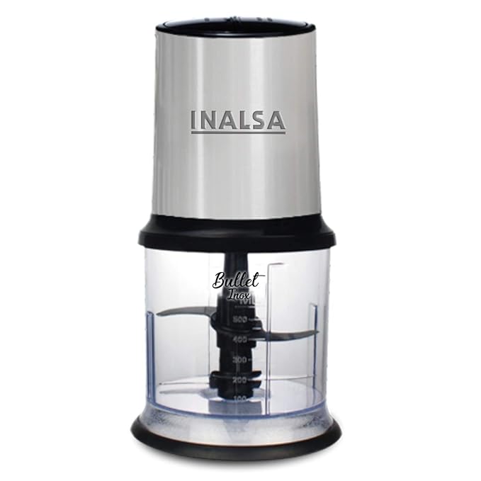 INALSA Bullet Inox Mini Electric Chopper for Kitchen.