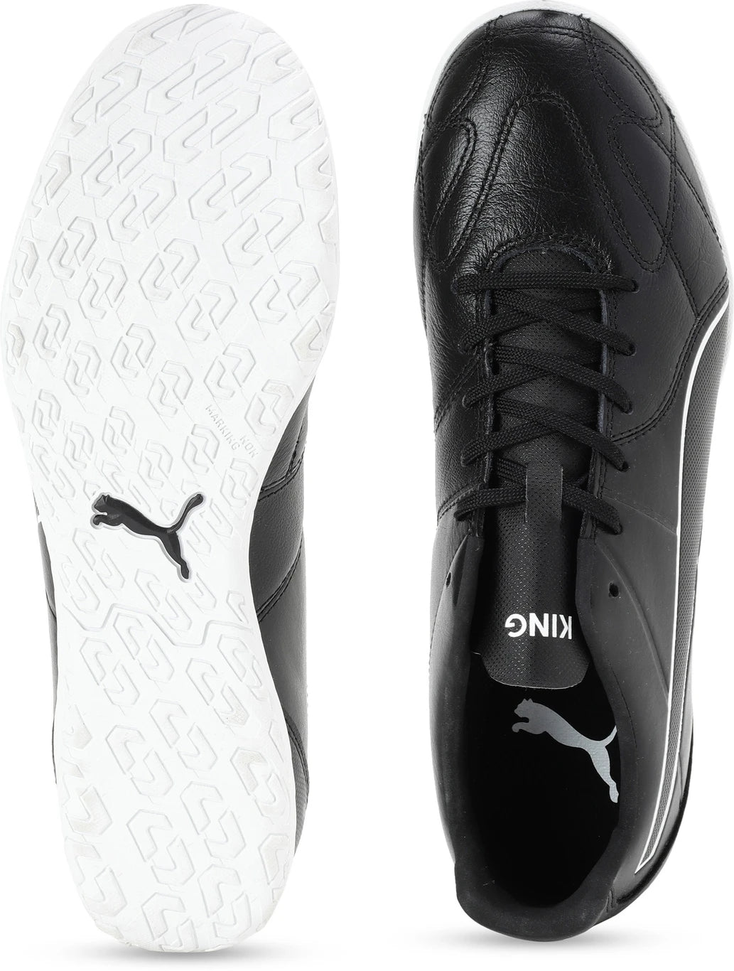 PUMA KING Hero IT Football Shoes For Men (Black , 8 UK )