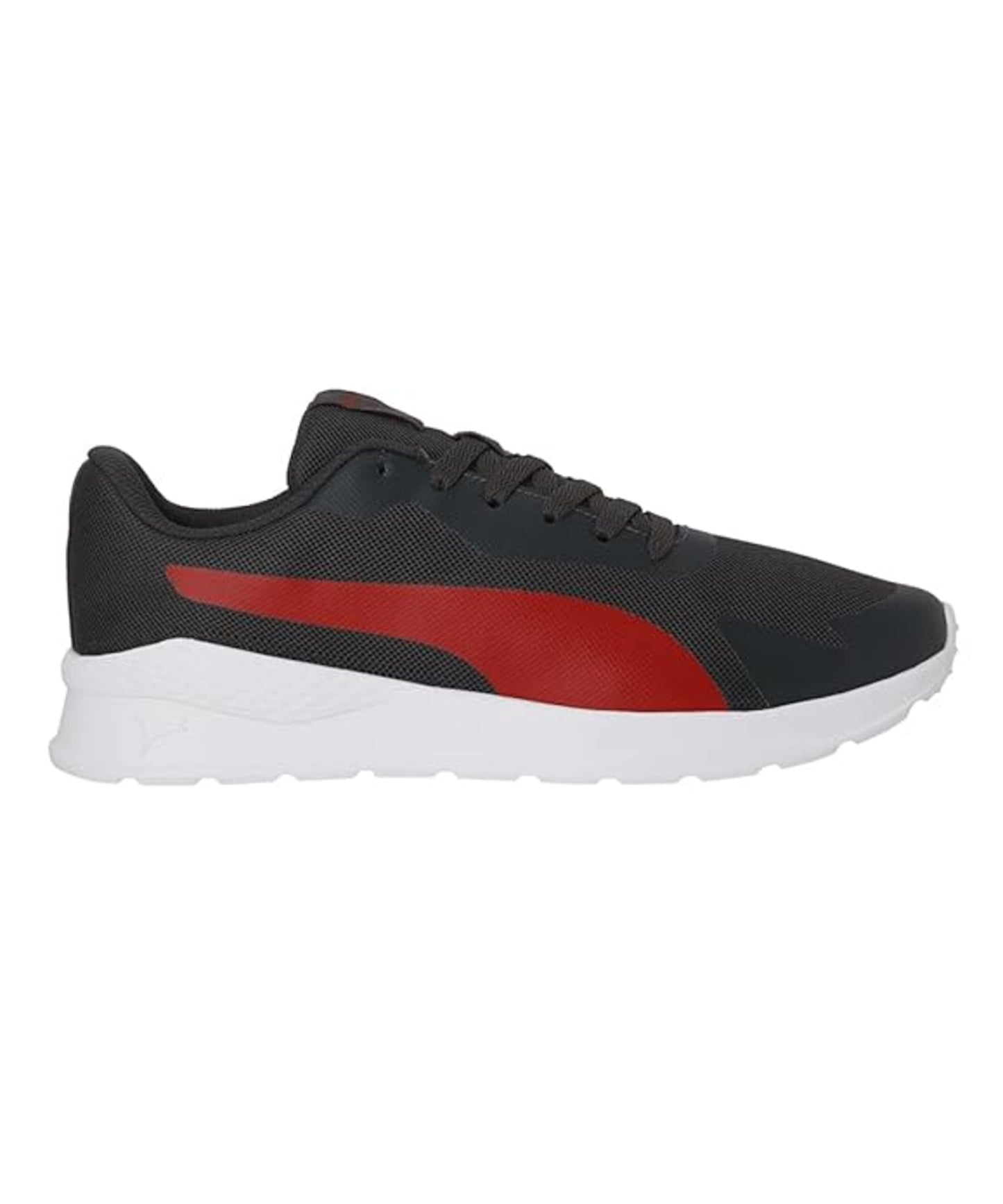 Puma Mens Wembley Dark Shadow-High Risk Red Sneaker (38736502)