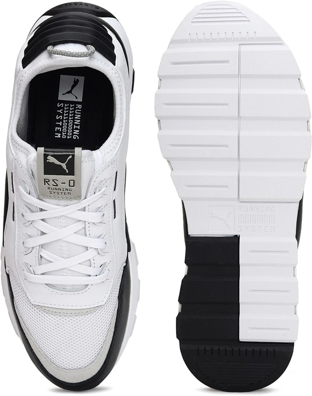 Puma Unisex rs-0 CORE Sneaker (White , 3.5 )
