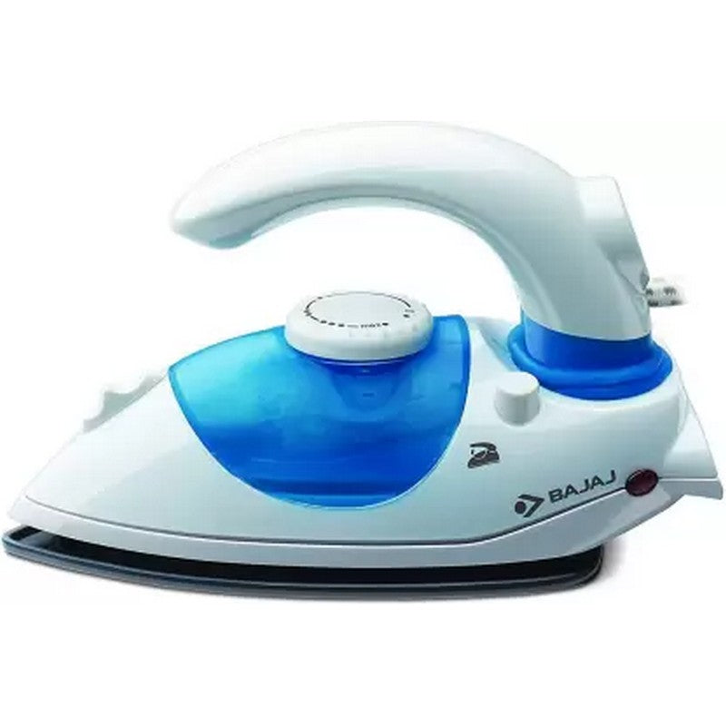 Bajaj Majesty Travellesta 800 Watts Travel Friendly Steam Iron (White & Blue)