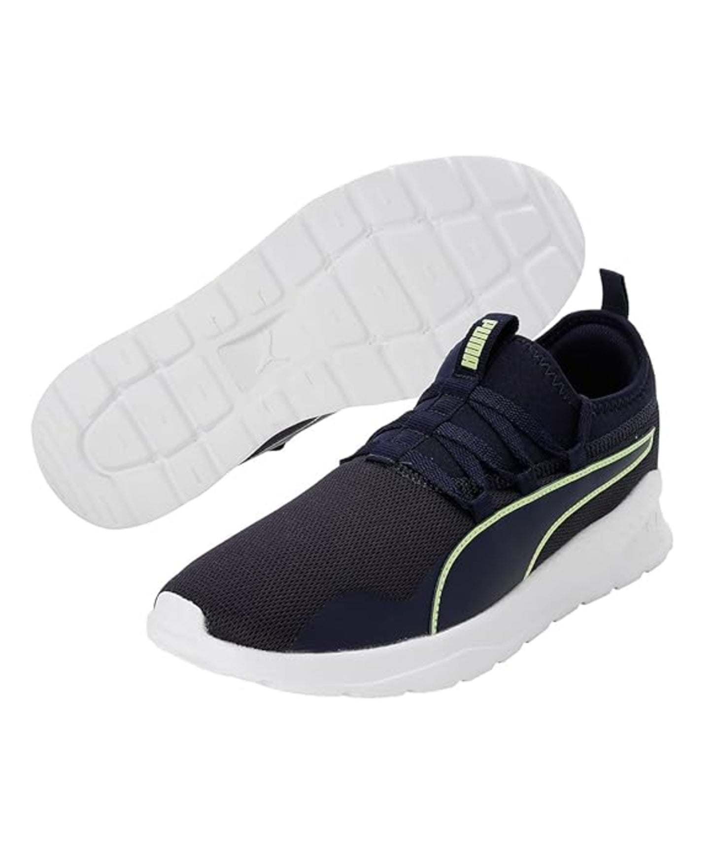 Puma Mens Manor V2, Peacoat-Fizzy Apple, Sneaker, 6UK (39386003)