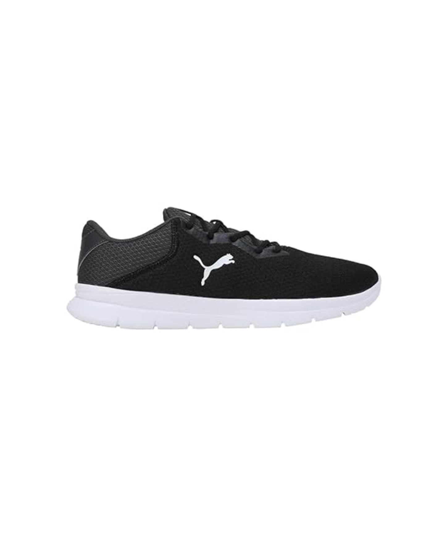 Puma Mens Escoot Dark Coal-Black-White Running Shoe - 10 UK (31076003)