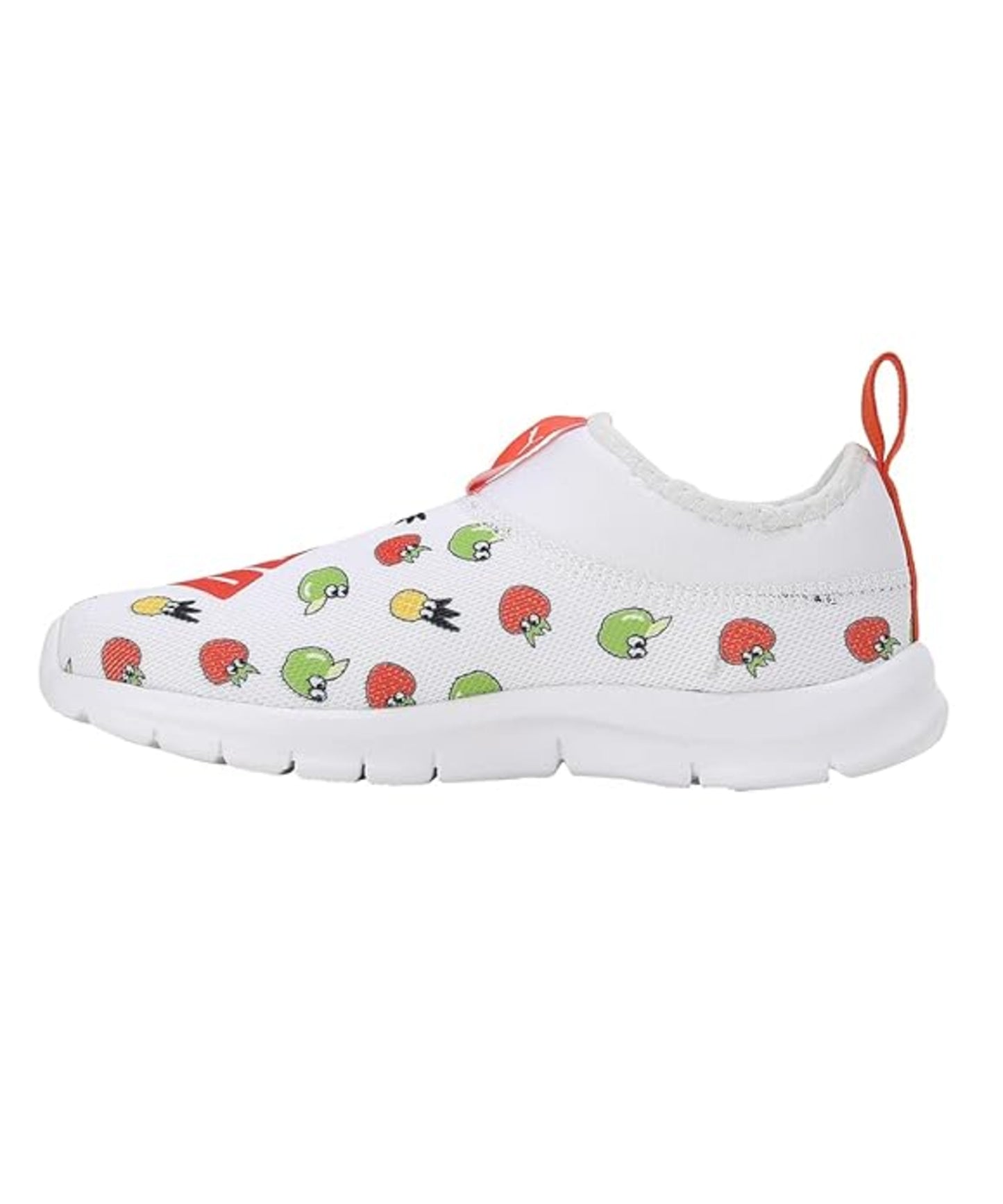 Puma Unisex-Kid Yaris Pre-School V1 Nasturtium-White Sneaker - 1UK (38869502)