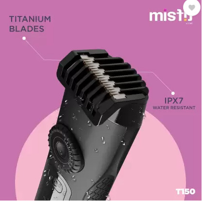 Misfit by boAt T150 Trimmer 90 mins Runtime 45 Length Settings (Black)