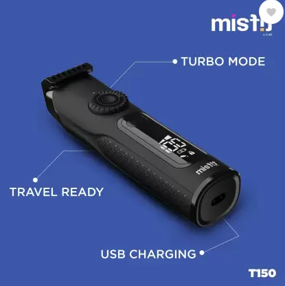 Misfit by boAt T150 Trimmer 90 mins Runtime 45 Length Settings (Black)