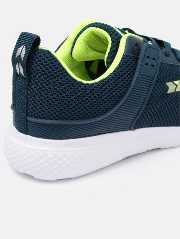 Crew STREET Women Teal Blue Woven Design Walking Shoes (Size-5)