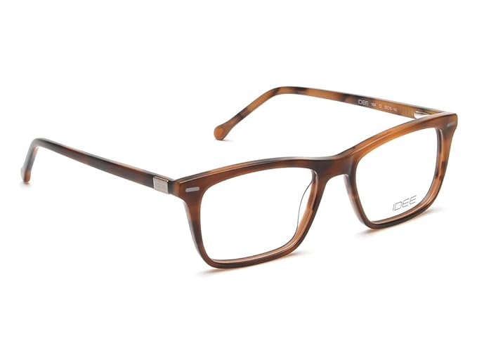 IDEE 1664 C2 50 Men's Brown Acetate Square frames