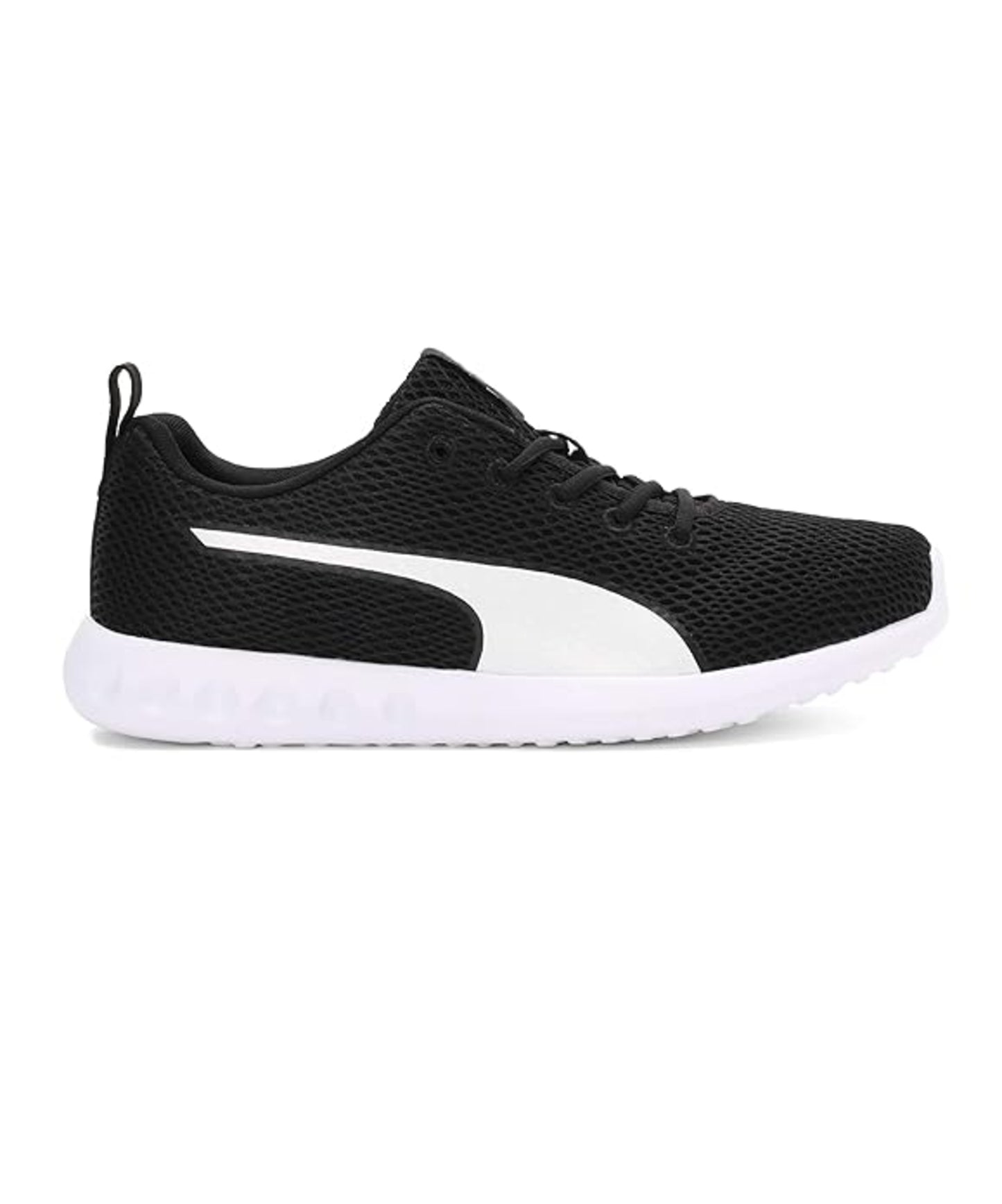 Puma Mens Dwane Black-White Running Shoes UK-9 (19326105)