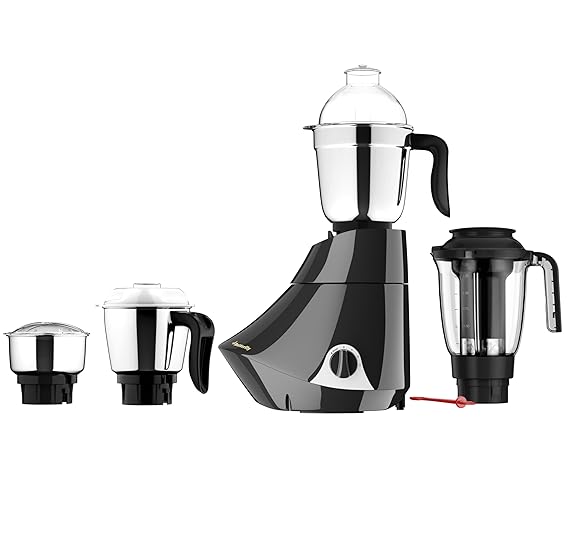 BUTTERFLY RAPID 750 W JUICER MIXER GRINDER (4 JARS BLACK)