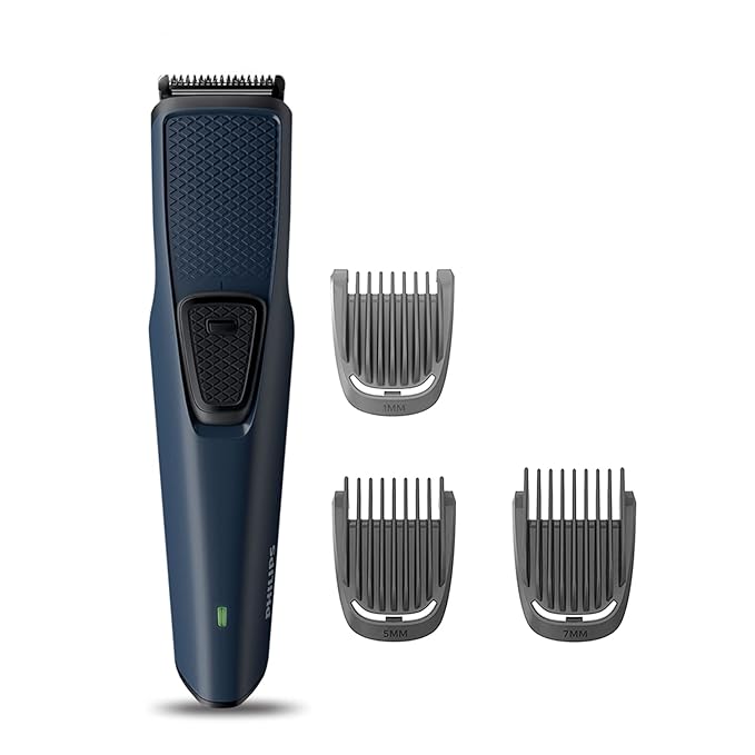 PHILIPS BT1232/15 SKIN-FRIENDLY BEARD TRIMMER - DURAPOWER TECHNOLOGY CORDLESS RECHARGEABLE WITH USB