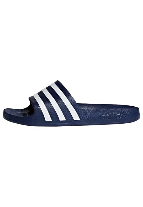 ADIDAS MENS ADILETTE AQUA DKBLUEFTWWHTDKBLUE SLIPPER - 8 UK (F35542)