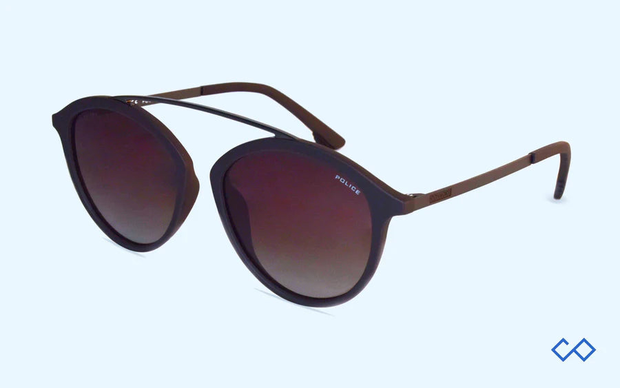 Police SPL496K 52 - Matte Gradal Brown Women's Sunglasses