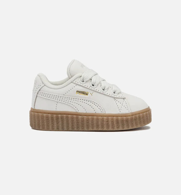 Puma Kid's x Fenty Infants Creeper Phatty Nubuck Shoes Warm White- 3 UK (39986803)