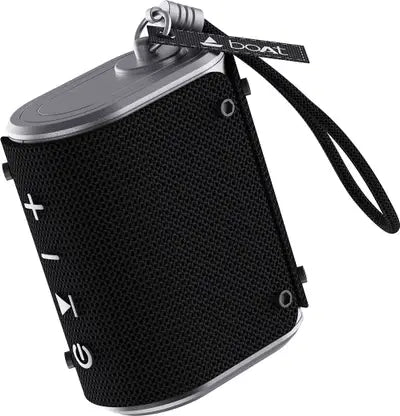 boAt Stone Grenade 5 W Portable Bluetooth Speaker (Charcoal Black)