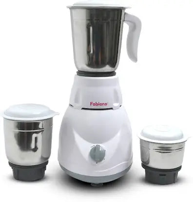 FABIANO FAB-MG-03 TULIP 500 WATTS MIXER GRINDER (3 JARS WHITE GREY)