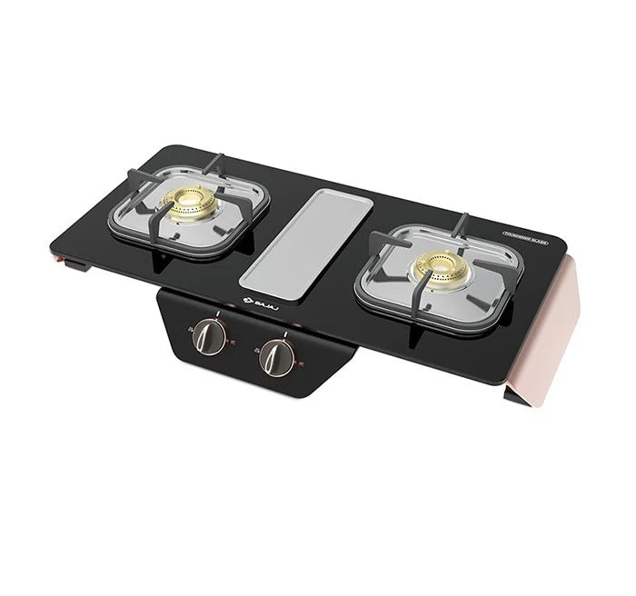BAJAJ 2 BURNER FRAMELESS GLASS COOKTOP 2BRGF8 (450502)
