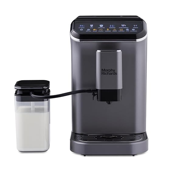 MORPHY RICHARDS CAFE ARTISAN COFFEE MAKER 1350W CHROME SILVER