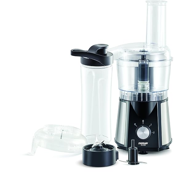 Eveready PCH350 350-Watt Sports Blender with Chopper and Slicer (Black,ABS)