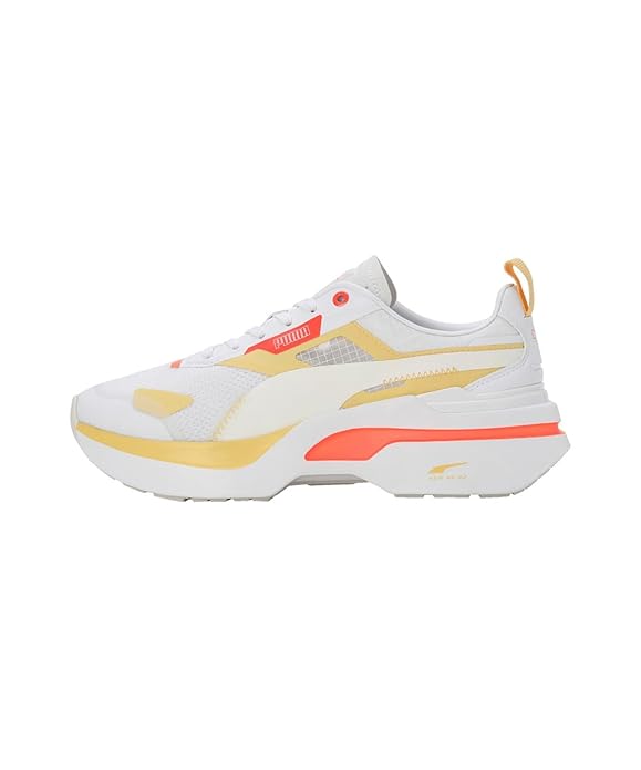 Puma Womens Kosmo Rider WNS White-Neon Sun Sneaker - 4 UK (38311310)