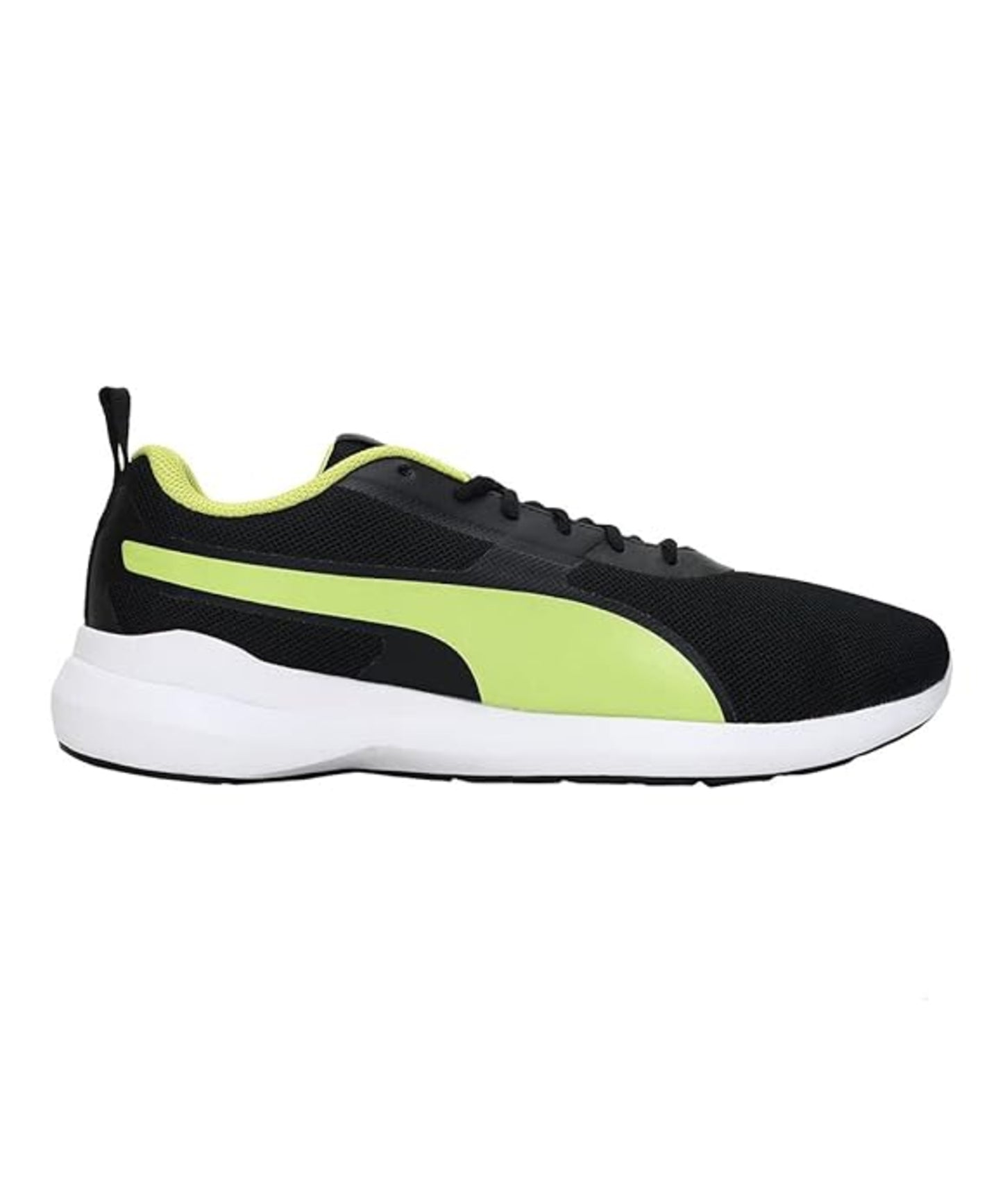 Puma Mens Pacer Styx Puma Black-Limepunch-Puma White Sneaker UK-8 (37543101)