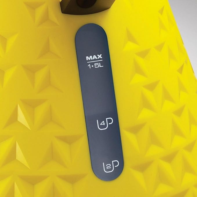 Morphy Richards Prism 1.5-Litre Kettle (Yellow)