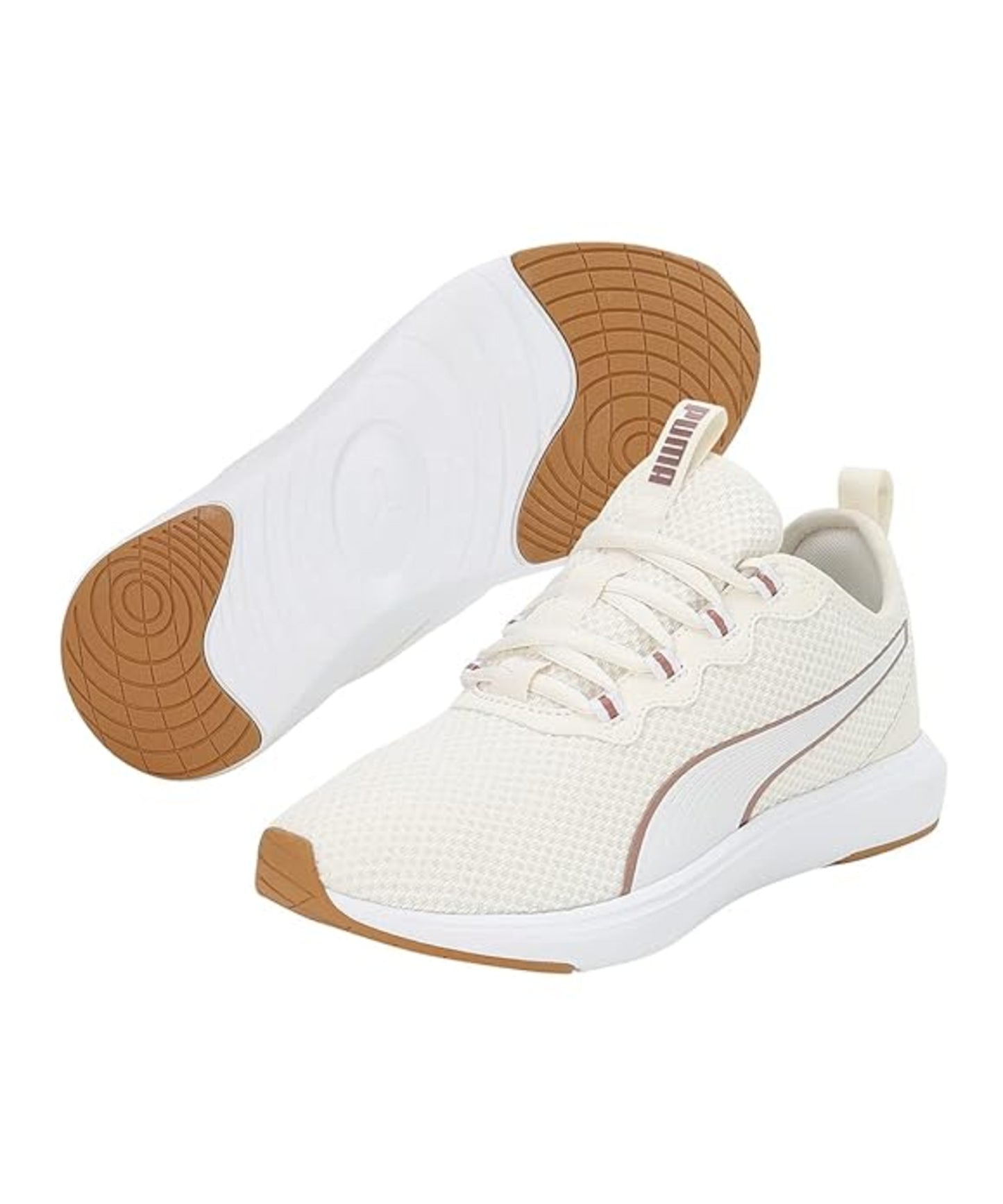 Puma Unisex-Adult Softride Cruise 2 Frosted Ivory-White-Rose Gold Running Shoe - 4UK (37820906)