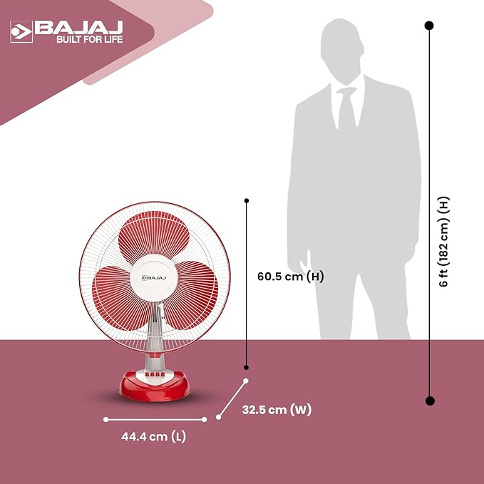 Bajaj Frore Neo Table Fan 400MM Table Fans