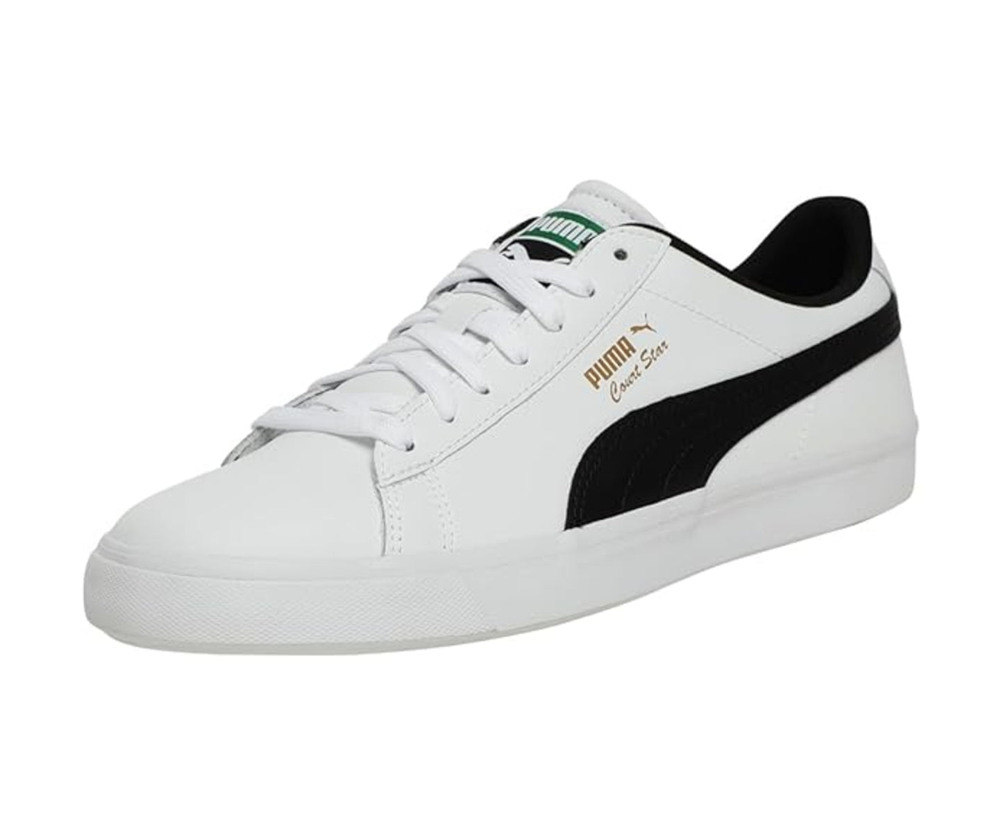 Puma unisex-Court Black / White Sneaker - 3 UK (36928702)