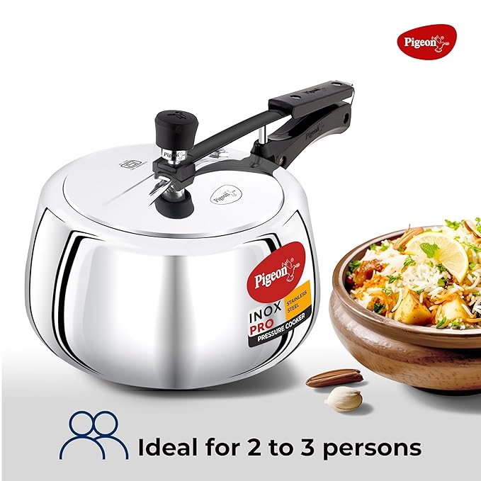 Pigeon Inox Pro 2L Inner Lid Stainless Steel Cooker