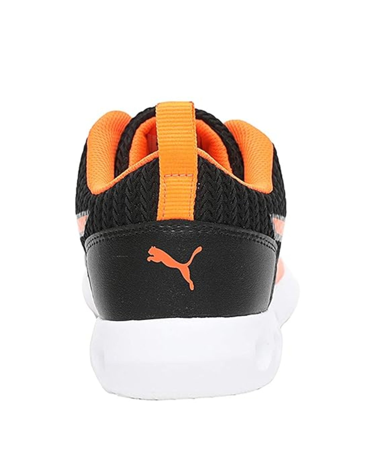 Puma Men's Xyork Black-Shocking Orange Running Shoe-8 UK (19188601)