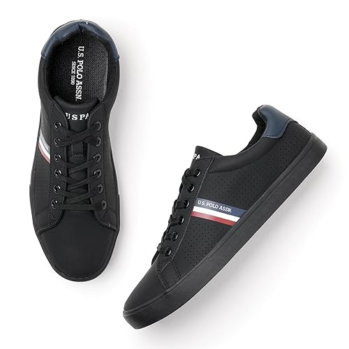 USPA|CAPRON| Stylish Casual Loafer Shoes for Man UK-10 Black (2FD25160Z01)