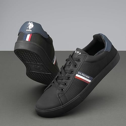 USPA|CAPRON| Stylish Casual Loafer Shoes for Man UK-10 Black (2FD25160Z01)