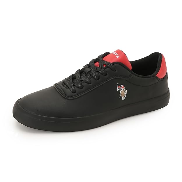 USPA Moore Stylish Casual Sneaker Shoes for Man UK-11 Black (2FD25203Z01)