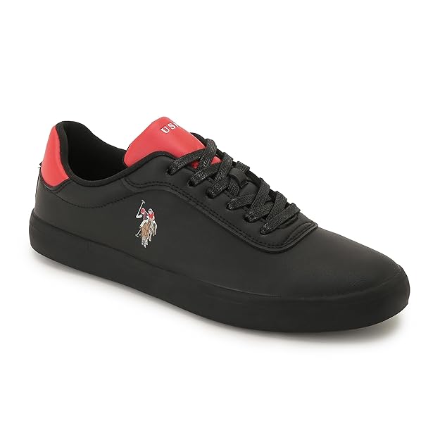USPA Moore Stylish Casual Sneaker Shoes for Man UK-11 Black (2FD25203Z01)