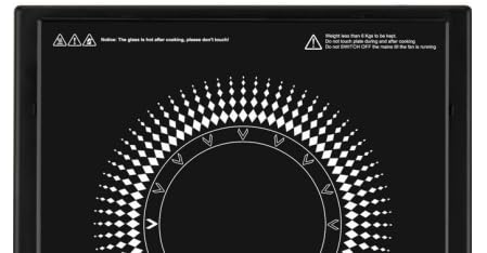 Bajaj 120TS 1200 Watts Tempered Glass Induction Cooktop With Tact Switch | Stove Comes With 7 Pre-Set Menus | Digital Led Display