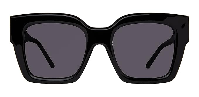 Steve Madden Women UV Protected Grey Lens Polycarbonate Square Sunglasses -(X17184)