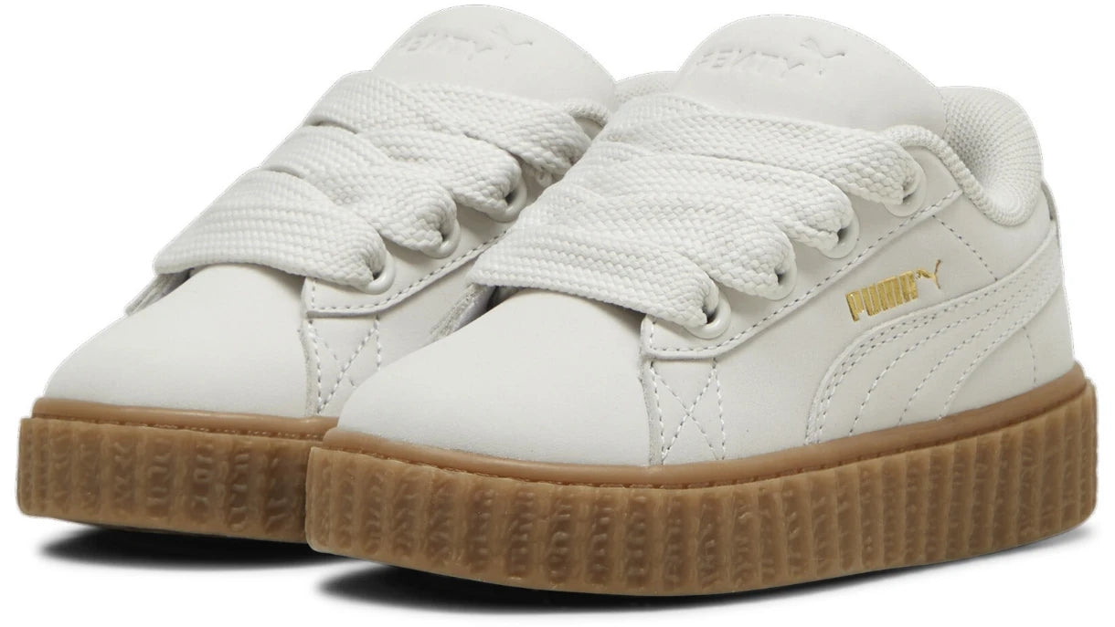 Puma Kid's x Fenty Infants Creeper Phatty Nubuck Shoes Warm White- 3 UK (39986803)