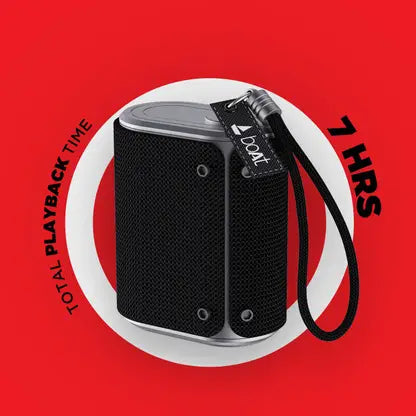 boAt Stone Grenade 5 W Portable Bluetooth Speaker (Charcoal Black)