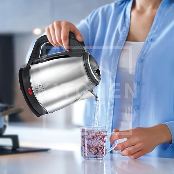 KITCHEN KIT ELECTRIC KETTLE, 1.8L STAINLESS STEEL TEA KETTLE, FAST BOIL WATER WARMER WITH AUTO SHUT