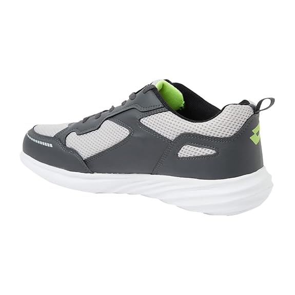 Lotto MEN GLIDE RUNNING SHOES (GREY/BLACK) UK-9