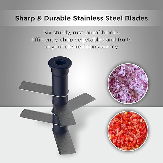 BUTTERFLY PREMIUM VEGETABLE CHOPPER 900 ML BLUE