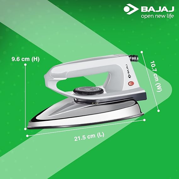 Bajaj DX 2 600-Watt Light Weight Dry Iron Grey
