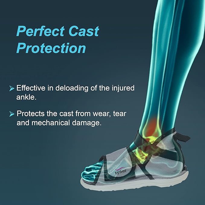 Tynor Cast Shoe Rocker Sole, Grey, Large, 1 Unit