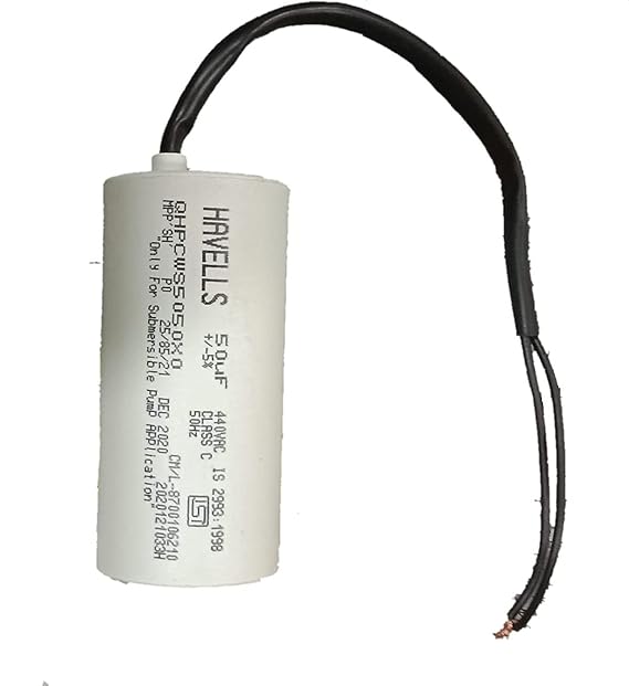 HAVELLS SUBMERSIBLE MOTOR RUNNING CAPACITOR 50 MFD 440 VOLTS