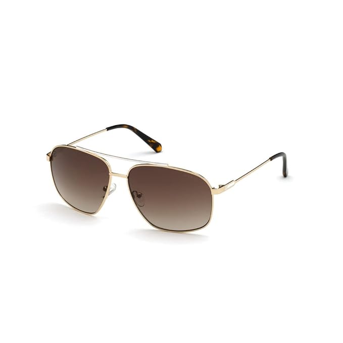 Guess Aviator Non-Polarized Sunglasses With Brown Lens For Unisex (6973)