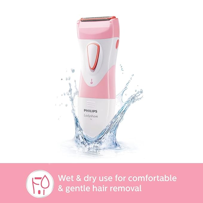 PHILIPS CORDLESS SATINSHAVE WET DRY ELECTRIC SHAVER HP6306(MULTICOLOR)